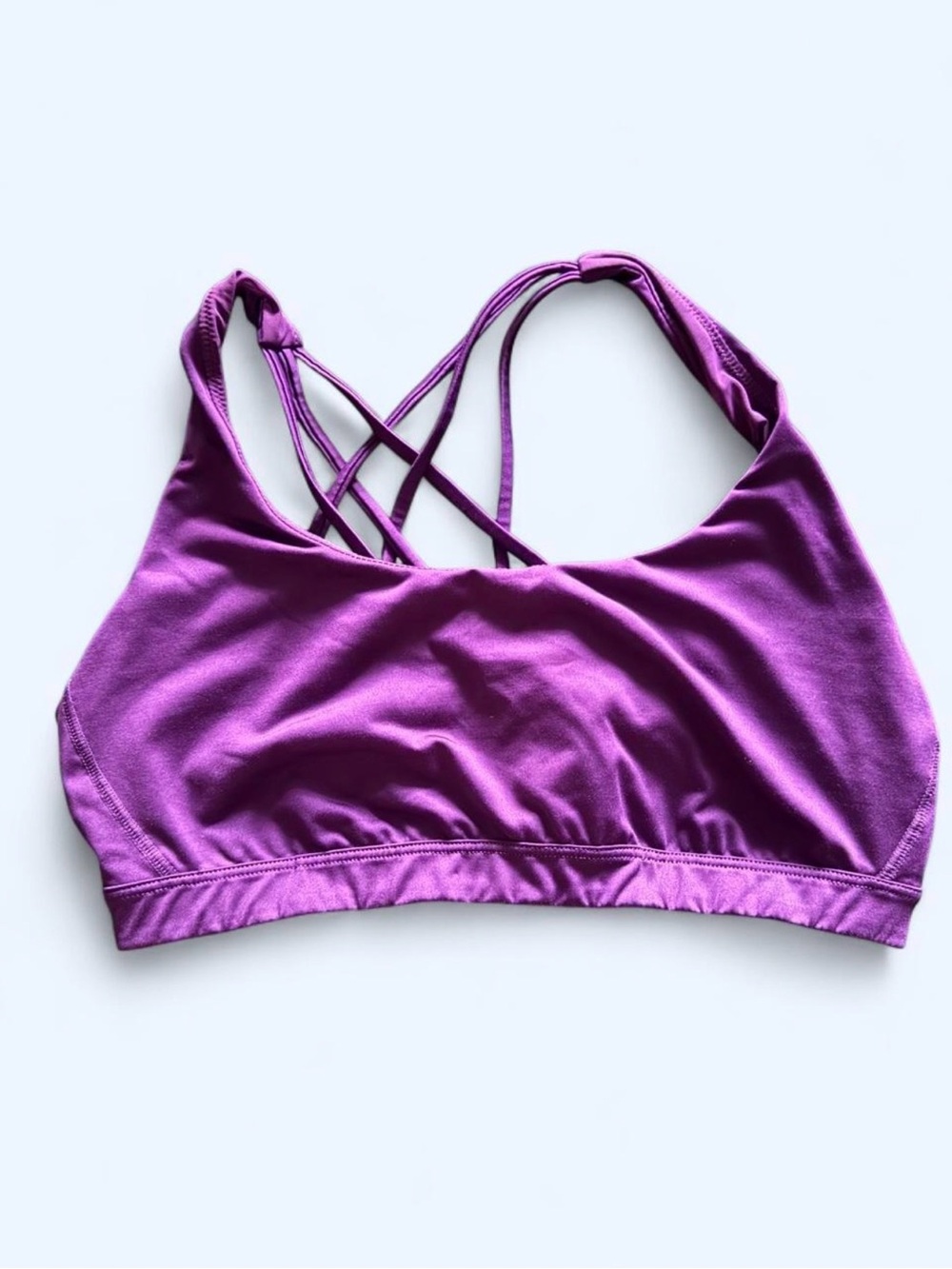 Victoria's Secret Purple Strappy Sports Bralette